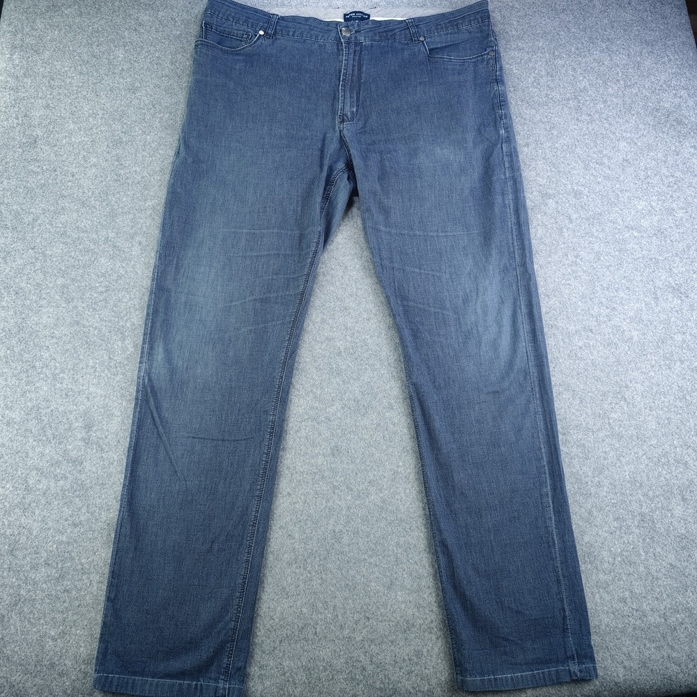 Peter Millar Jeans Mens 38 Blue Straight Leg Stretch Pants 38x31 Golf